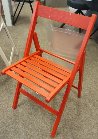 Holzklappstuhl "Conny" Buche rot