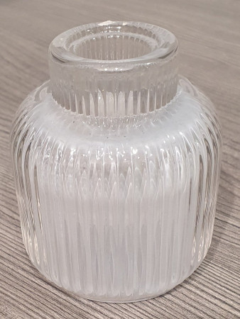 Teelichthalter / Kerzenständer aus Glas 