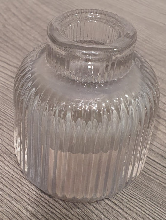 Teelichthalter / Kerzenständer aus Glas 