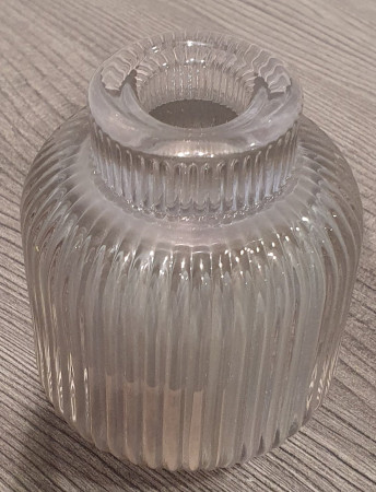 Teelichthalter / Kerzenständer aus Glas 