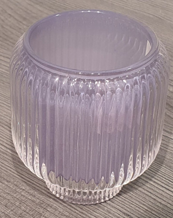 Teelichthalter / Kerzenständer aus Glas 