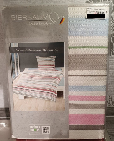 Bettwäsche  Seersucker, bügelleicht, von Biermaum