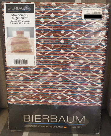 Bettwäsche  Mako-Satin, bügelleicht, von Biermaum