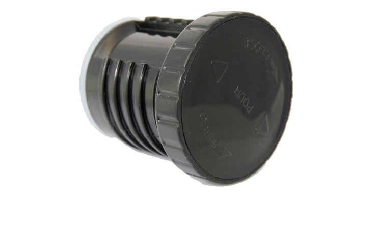 Alfi Drehverschluss für Isotherm 500 ml: Schwarzer Kunststoffverschluss, sicher für Flaschen/Behälter.