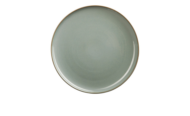 Der Essteller Saisons 26,5 cm von ASA Selection ist ein runder Teller mit einem dünnen dunklen Rand - ideal für elegante Tischdekorationen.