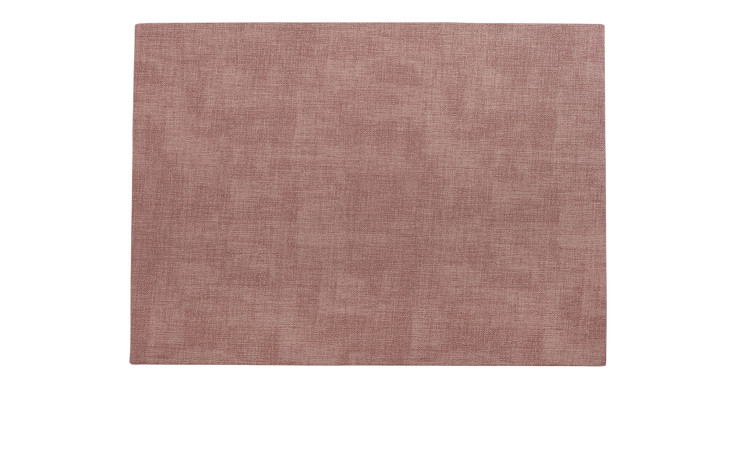Rechteckiges Tischset Meli-Melo von ASA Selection, 33 x 46 cm, hellrosa, mit dezenter Textur auf weißem Hintergrund.
