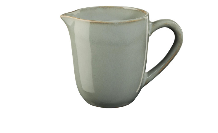 Der ASA Selection Kännchen Saisons 350 ml Krug in grau mit Henkel und Ausguss auf weißem Grund.