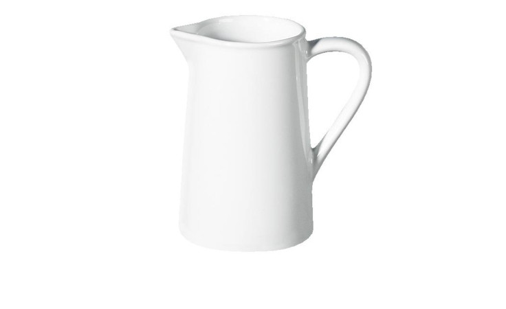 Milchkrug Grande 500 ml von ASA Selection - stilvolles Steingut-Deko mit Henkel und Ausguss.