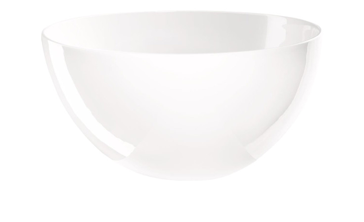 Die Schüssel à table 1,5 l von ASA Selection aus weiß glänzendem Fine Bone China auf weißem Hintergrund.