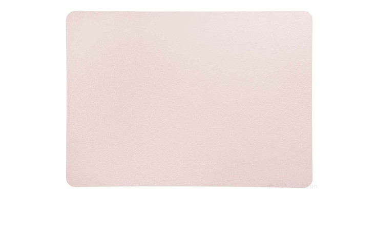 ASA Selection Tischset 33 x 46 cm, rechteckig, rosa PVC mit abgerundeten Ecken und Struktur-Oberfläche.