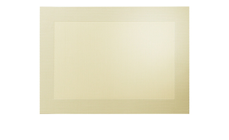 Das ASA Selection Tischset 33 x 46 cm ist ein quadratisches, strukturiertes, beiges PVC-Tischset mit dezentem Rand.