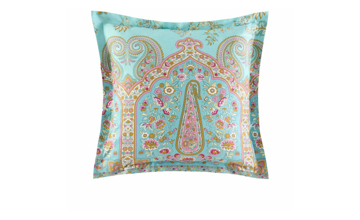 Satin-Kissenhülle Indian Roses 40 x 40 cm