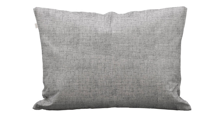 Essenza Kissenbezug Jule 40x80 cm in Anthrazit, aus weicher Naturfaser mit dezentem Strukturmuster.
