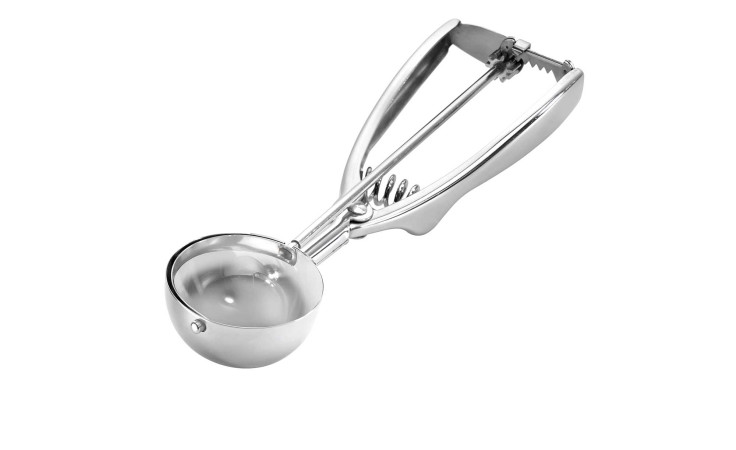 Eisportionierer Gepalina in silberfarbig