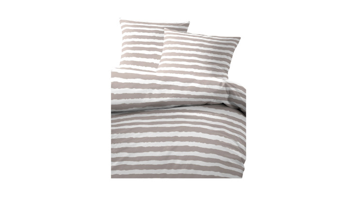 Renforce Bettwäsche Streifen, in der Größe 135 x 200 cm und in einer Mehrfarbigen Farbausführung mit Streifen