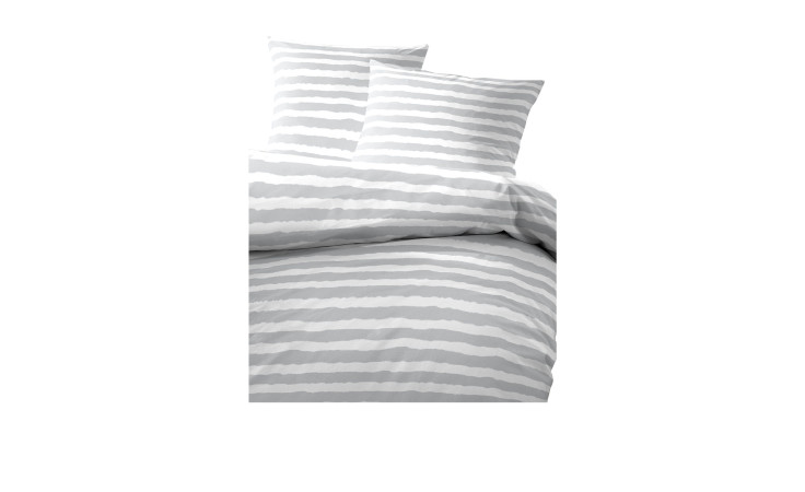 Renforce Bettwäsche Streifen, in der Größe 135 x 200 cm und in einer Mehrfarbigen Farbausführung mit Streifen