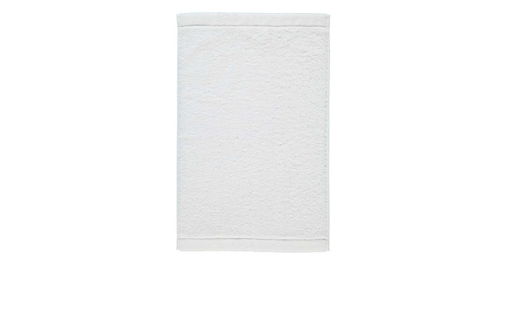 Das Cawö Gästehandtuch Lifestyle 30 x 50 cm liegt flach auf weißem Hintergrund.