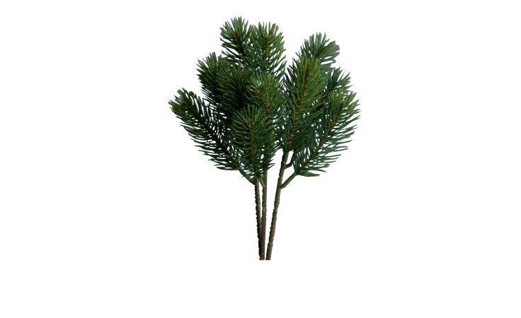 Edeltannen-Pick 28 cm aus Kunststoff in grün.