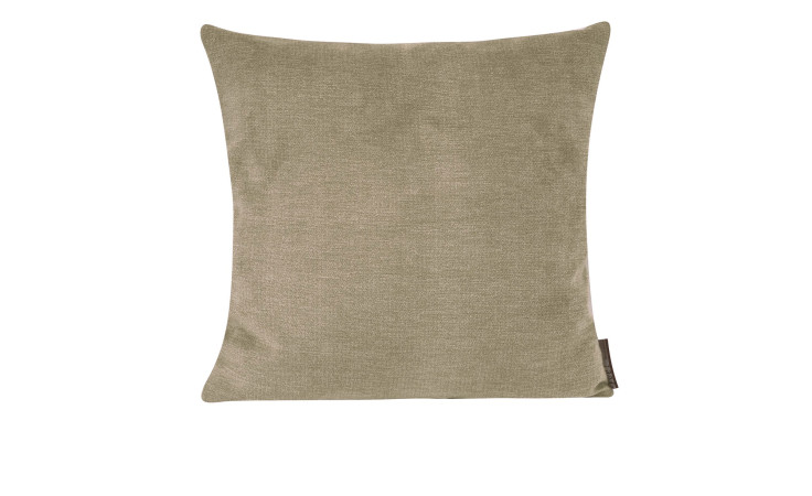 Kissenhülle Angel 60 x 60 cm in Moosgrün, weiche Synthetikfaser mit dezenter Struktur, abgebildet auf weißem Hintergrund.