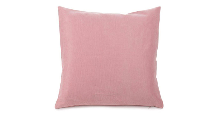 Die Ambiente Trendlife Kissenhülle Dante 60x60 cm in rosa Altrosa ist auf weißem Hintergrund abgebildet.