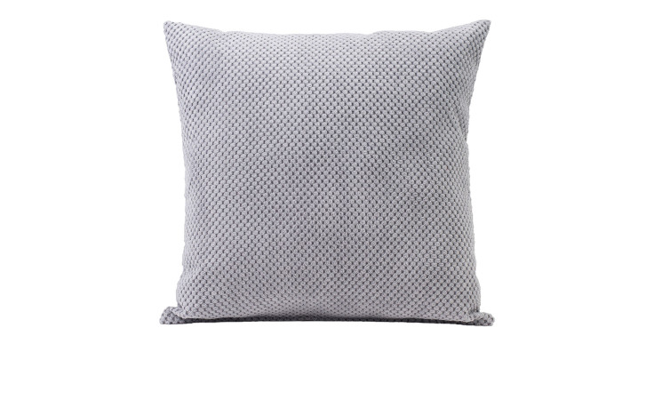 Ambiente Trendlife Kissenhülle Sven 40x40 cm aus Synthetikfaser mit grauer Textur vor weißem Hintergrund.