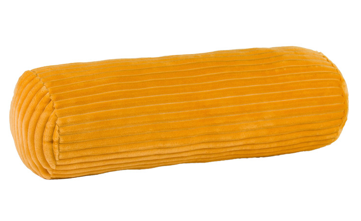 Gözze Nackenrolle Cord 70 x 22 cm mit horizontalen Rillen und synthetischer Füllung, isoliert auf weißem Hintergrund.