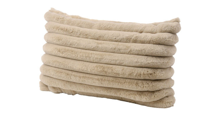 Das Kissen Vito 30 x 50 cm von Ambiente Trendlife ist ein weiches, geripptes, rechteckiges Kissen, perfekt für Ihre Möbelkollektion.