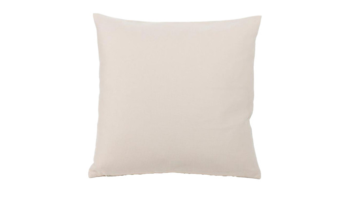 Die Ambiente Trendlife Kissenhülle Dante 50 x 50 cm ist eine schlichte, quadratische Kissenhülle aus Kunststoff auf weißem Grund.
