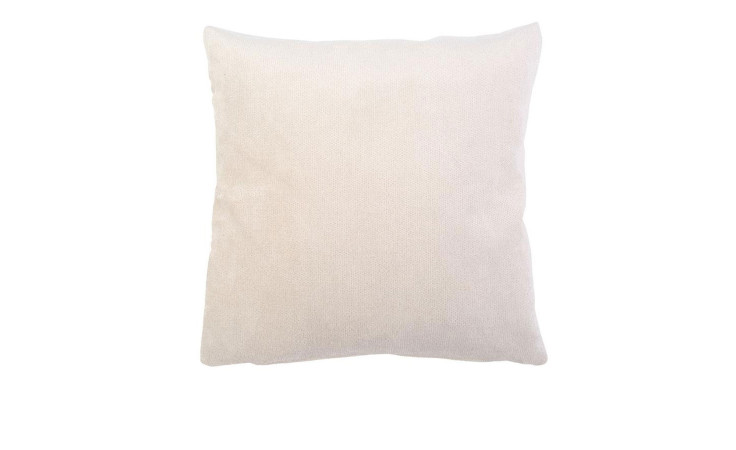 Ambiente Trendlife Kissenhülle Muri 60x60 cm, creme, Synthetikfaser, quadratisch auf weißem Hintergrund.