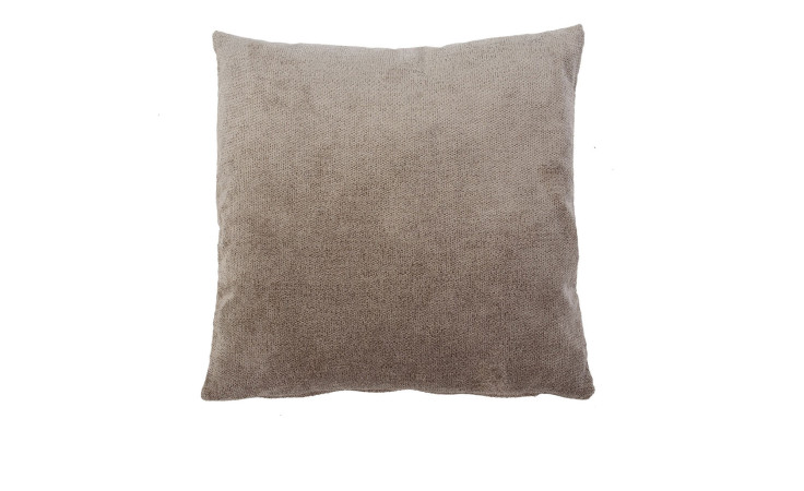 Die Ambiente Trendlife Kissenhülle Muri 40x40 cm ist eine quadratische, hellbraune Kissenhülle aus Kunstfasern.