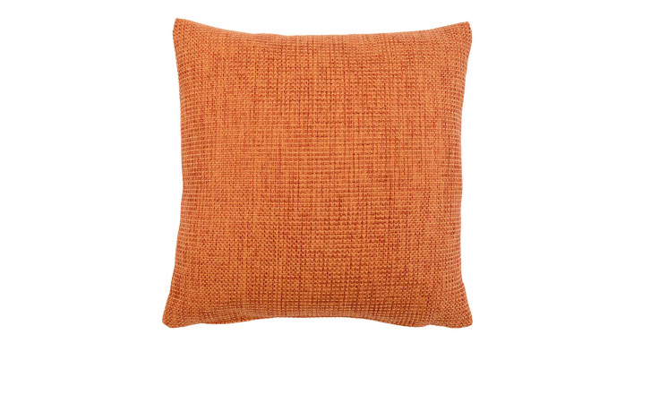 Ambiente Trendlife Kissenhülle Dallas 40x40 cm, orange, strukturiert, Synthetikfaser, auf weißem Grund.