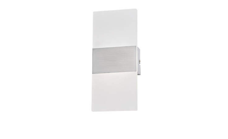 Wandleuchte Foder in nickelfarben matt 