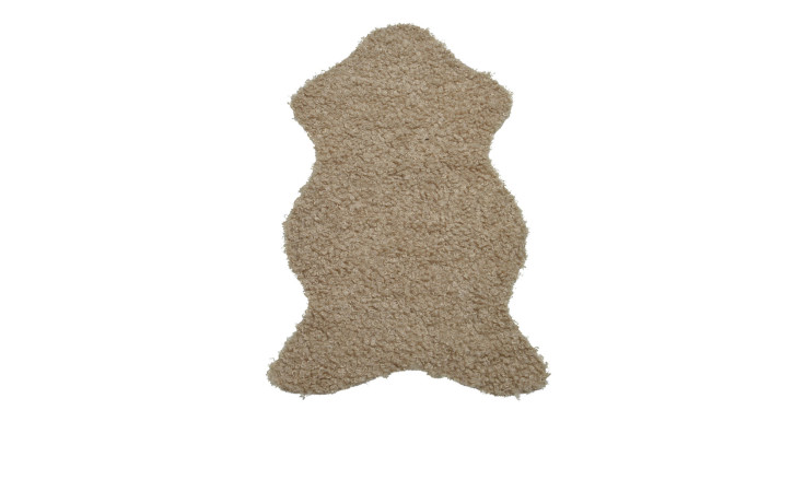 Kunstfell 50 x 90 cm in creme.