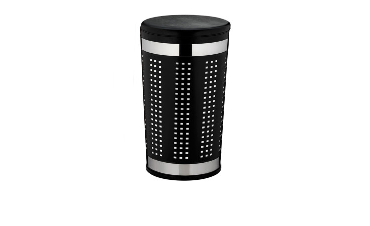 Sitz-Wäschebox Sevilla 60,5 cm in schwarz matt