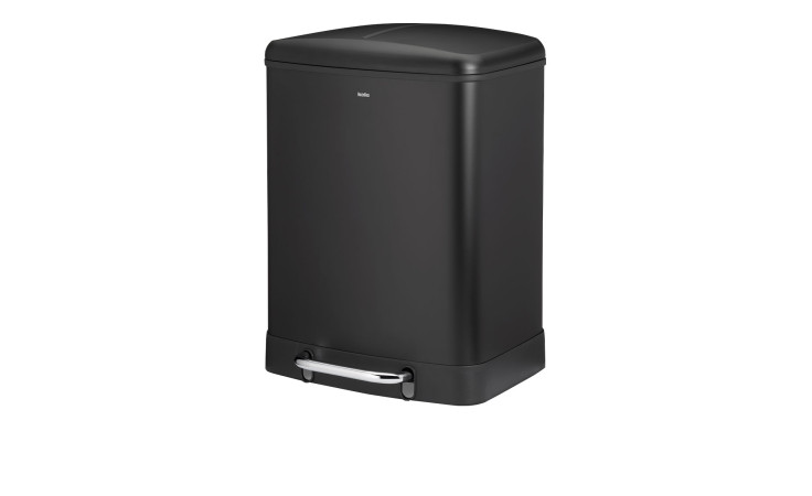 Mülltrenner Davino 24 l in schwarz aus Metall