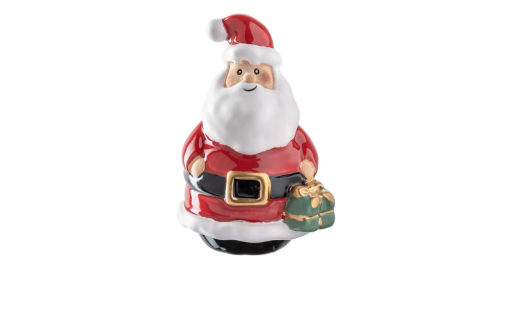 Weihnachtsmann Autentico 9 cm aus Keramik in mehreren Farben.