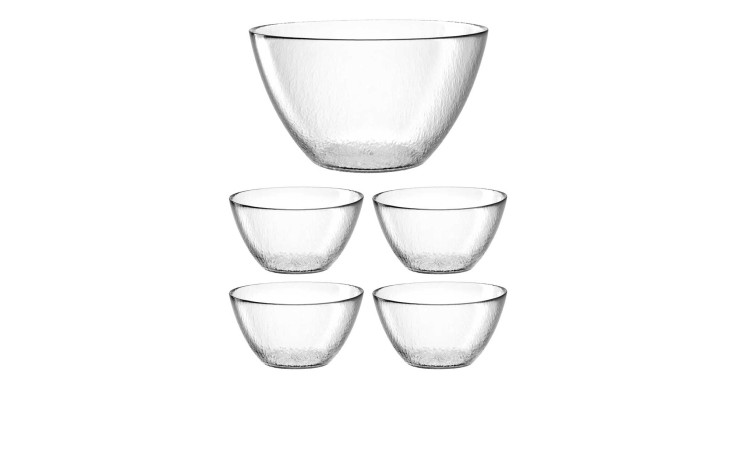 Schalen-Set Selection 5 tlg., transparent