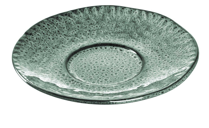 Keramikuntertasse Matera 15 cm in grün