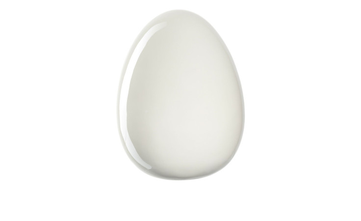 Ei 15 cm in wei, aus Keramik 