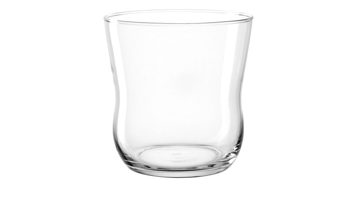 Das Leonardo Windlicht Vita 18,5 cm zeichnet sich durch glattes, gewölbtes Glas aus, das auf weißem Hintergrund einen schlichten dekorativen Akzent setzt.