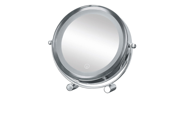 Kosmetikspiegel in der Größe von 20 x 19,5 cm. 