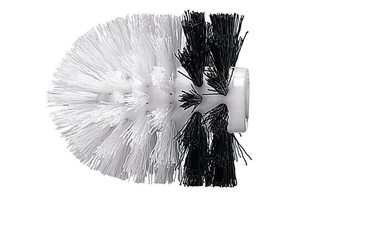 Ersatz-WC-Bürstenkopf in der Farbe schwarz & weiß.