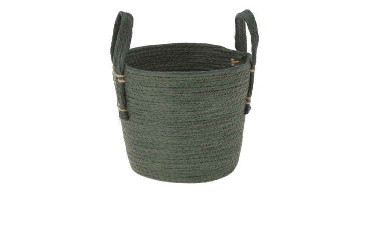 Korb mit Griffen 20 x 18 cm, ideal als Dekoration oder stilvolles Zubehör für jeden Raum.
