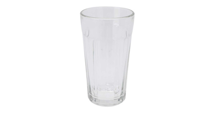 Ein minimalistisches Foto zeigt das Trinkglas-Set 2 tlg. 350 ml als Dekor vor einem schlichten weißen Hintergrund.