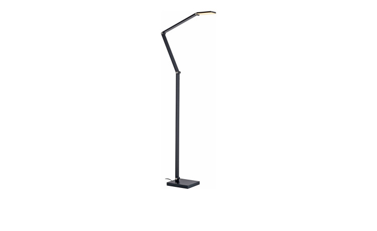 LED-Stehleuchte Samsky 161 cm von Paul Neuhaus: schlank, höhenverstellbar, modernes Design, Leuchtmittel inklusive.