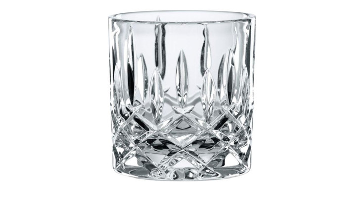 Tumbler Noblesse 245 ml aus transparenten Kristallglas in einer Rauten-Optik.