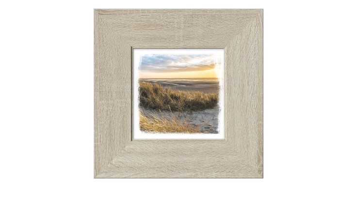 Rahmenbild Dune Cutting 34 x 34 cm. Rahmenbild mit dem Thema - Strand und Meer.