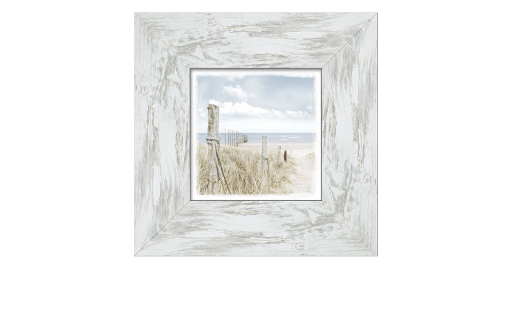 Rahmenbild Oase der Sinne 34 x 34 cm. Rahmenbild mit dem Thema - Strand und Meer.