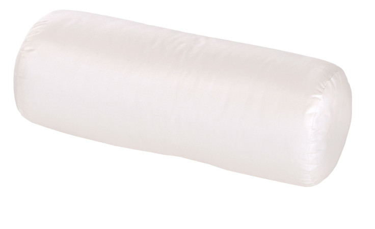 Paradies Nackenrolle 15 x 40 cm mit Kunstfaserfüllung auf einfarbig weißem Hintergrund.