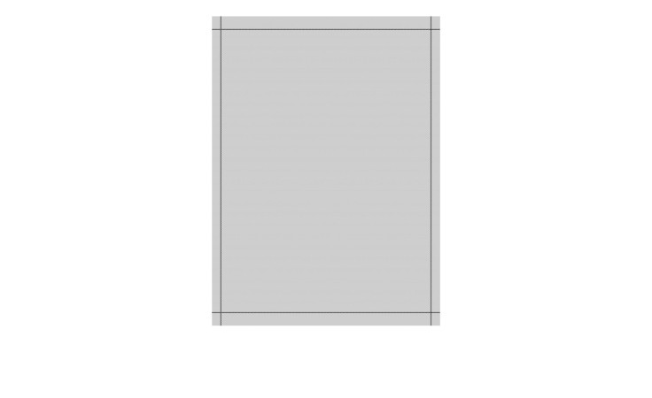 Das Ross Geschirrtuch 50 x 70 cm hat dünne schwarze Linien und ist ideal als minimalistisches Dekor auf weißem Hintergrund.